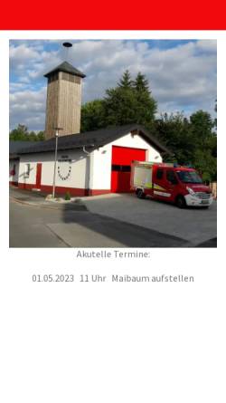 Vorschau der mobilen Webseite ffw.kautendorf.de, Freiwillige Feuerwehr Kautendorf