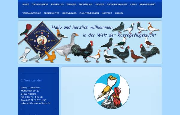 Vorschau von www.rassegefluegel-bayern.de, Landesverband Bayern