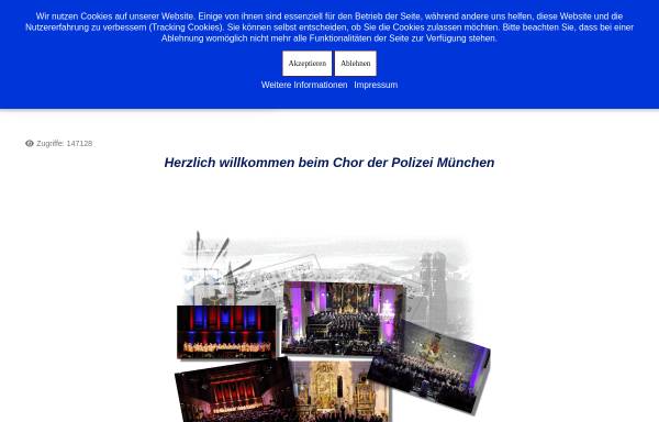 Vorschau von www.polizeichor.de, Chor der Polizei München