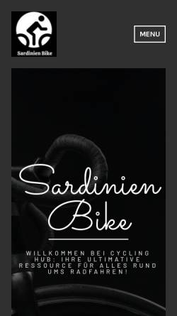 Vorschau der mobilen Webseite www.sardinien-bike.de, Sardinien Bike