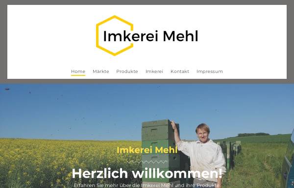 Vorschau von www.imkerei-mehl.de, Imkerei H.Mehl