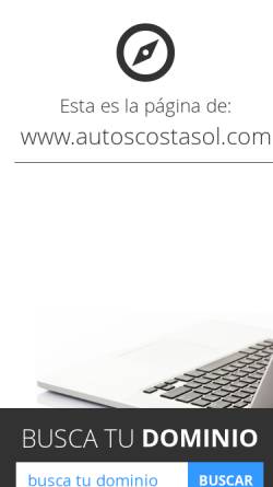 Vorschau der mobilen Webseite www.autoscostasol.com, Autos Costasol S. A.