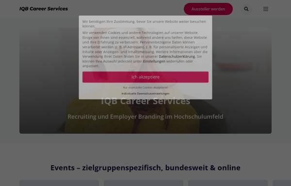 Vorschau von www.iqb.de, IQB Career Services AG
