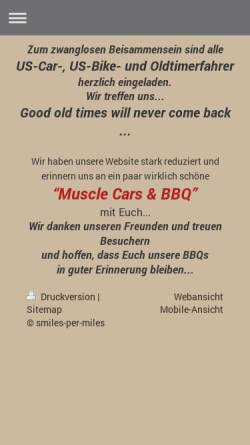Vorschau der mobilen Webseite www.smiles-per-miles.de, US-Car IG Ingolstadt