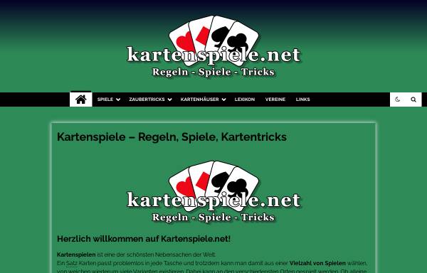 Vorschau von www.kartenspiele.net, kartenspiele.net