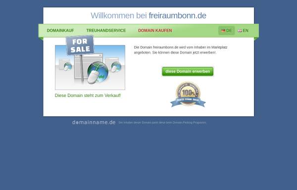 Vorschau von www.freiraumbonn.de, Freiraum Bonn