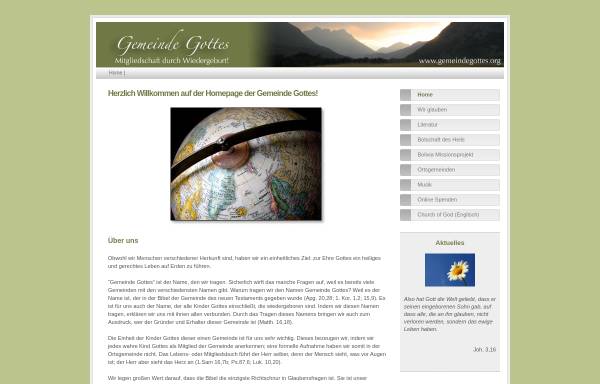 Vorschau von www.gemeindegottes.org, Gemeinde Gottes - Church of God