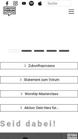 Vorschau der mobilen Webseite www.agb-online.de, AGB - Arbeitsgemeinschaft der Brüdergemeinden