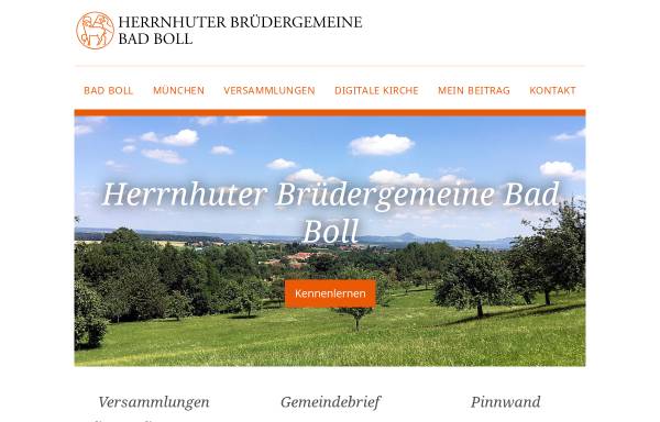 Vorschau von www.bruedergemeine-bad-boll.de, Brüdergemeine Bad Boll