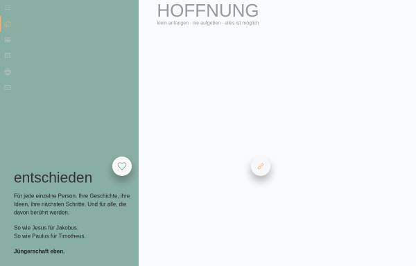 Vorschau von www.hoffnungdeutschland.de, Hoffnung Deutschland - Nicht von dieser Welt