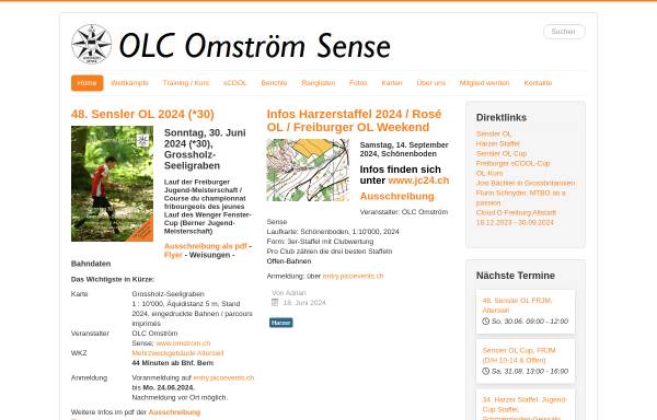 Vorschau von www.omstrom.ch, Orientierungslauf Club Omström