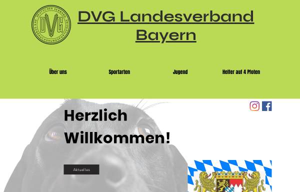 Vorschau von www.dvg-lv-bayern.de, Deutscher Verband der Gebrauchshundsportvereine LG Bayern