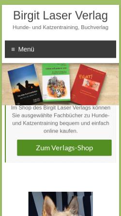 Vorschau der mobilen Webseite www.laserdogs.de, Laserdogs