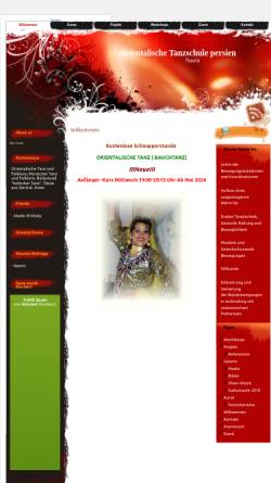 Vorschau der mobilen Webseite www.ot-persien.de, Orientalische Tanzschule Persien