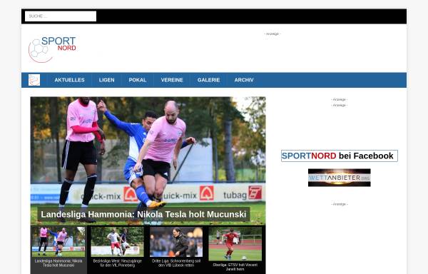 Vorschau von www.sportnord.de, Sportnord - Amateurfußball
