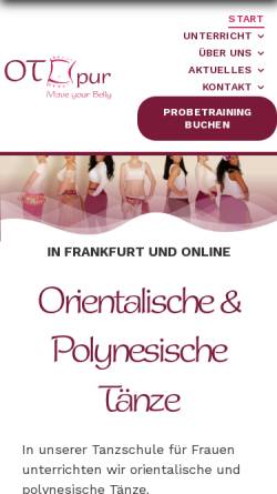 Vorschau der mobilen Webseite ot-pur.de, OT pur