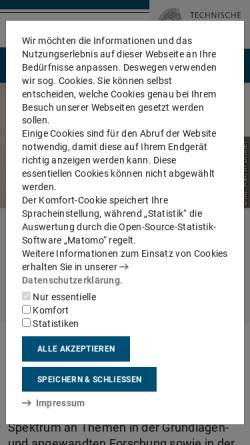 Vorschau der mobilen Webseite www.informatik.tu-darmstadt.de, Fachbereich Informatik der Technischen Universität Darmstadt