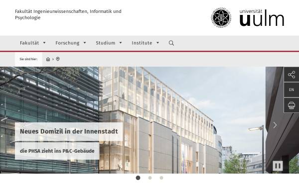 Fakultät für Informatik an der Universität Ulm
