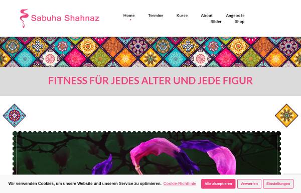 Vorschau von www.sabuha.de, Sabuha Shahnaz
