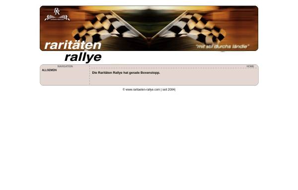 Raritaeten Rallye