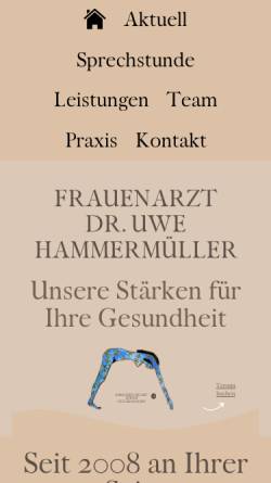 Vorschau der mobilen Webseite www.frauenarztpraxis-gotzmann.de, Gotzmann, Elisabeth