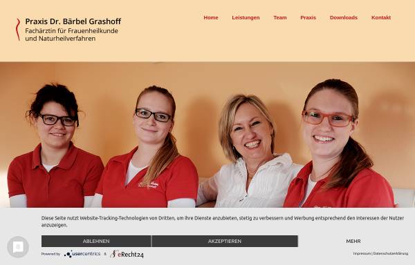 Vorschau von www.frauenaerztin-ulm.de, Grashoff, Dr. Bärbel