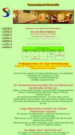 Vorschau der mobilen Webseite frauenarztpraxis-eberswalde.de, Großmann, Dr. med. Silke
