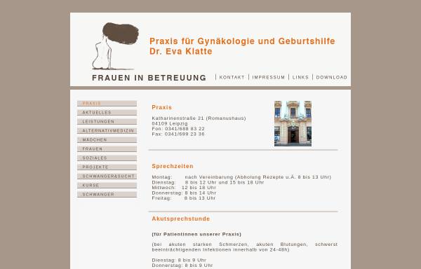 Vorschau von www.frauen-in-betreuung.de, Klatte, Dr. Eva
