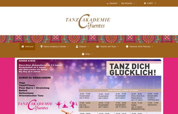 Vorschau von oriental-fantasy.com, Tanzakademie Cifuentes