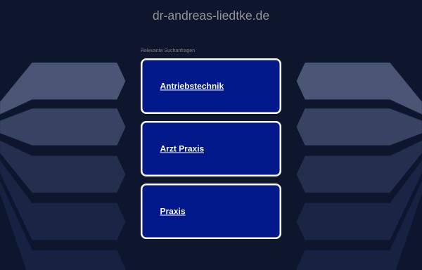Vorschau von www.dr-andreas-liedtke.de, Liedtke, Dr. med. Andreas