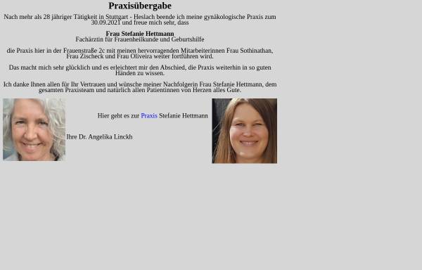Vorschau von www.angelika-linckh.de, Linckh, Dr. med. Angelika