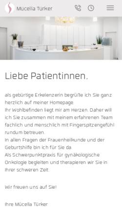 Vorschau der mobilen Webseite www.gyn-tuerker.de, Offermanns, Dr. med. Thomas