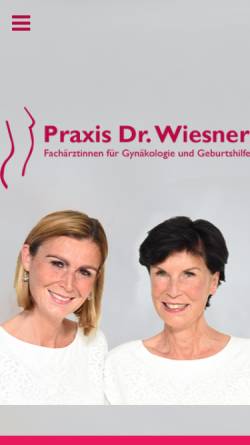 Vorschau der mobilen Webseite praxis-wiesner.de, Wiesner, Dr. med. Jutta