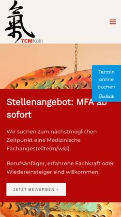Vorschau der mobilen Webseite www.frauenarzt-in-koeln.de, Windelen, Dr. med. Christian