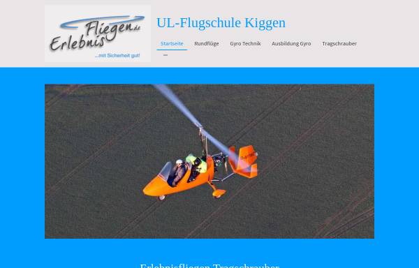 Vorschau von erlebnis-fliegen.de, UL- Flugschule Thomas Kiggen