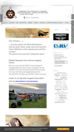 Vorschau der mobilen Webseite propellermann.de, X-RAY Flugsportzentrum Leipzig