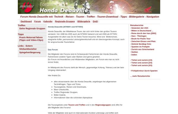 Forum Honda Deauville Start-Seite