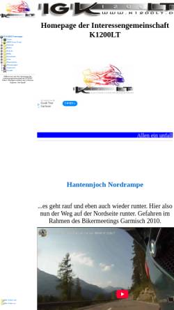 K1200LT - Interessengemeinschaft BMW K1200LT