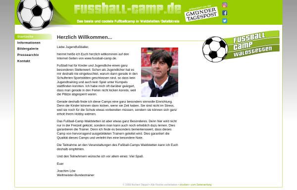 Vorschau von www.fussball-camp.de, Fußball-Camp Waldstetten