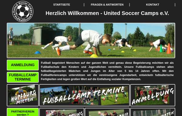 Vorschau von www.united-soccer-camps.de, United-Soccer-Camps