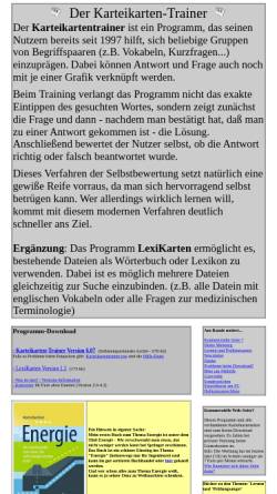 Vorschau der mobilen Webseite www.martin-buchholz-online.de, Wortpaartrainer