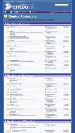 Vorschau der mobilen Webseite www.gentooforum.de, Gentooforum.de - Deutsche Gentoo Community