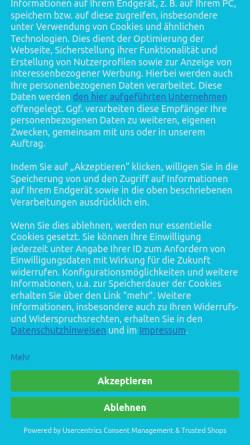 Vorschau der mobilen Webseite www.tdruck.de, Print Service Niebling