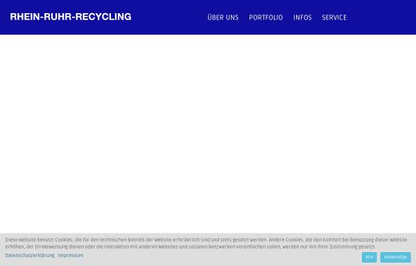 Vorschau von www.rrrecycling.de, Rhein-Ruhr-Recycling GmbH