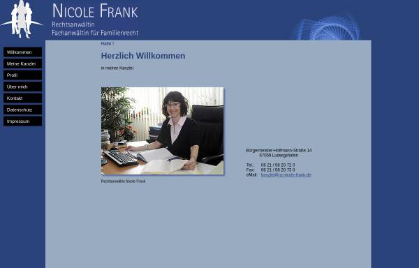 Vorschau von www.ra-nicole-frank.de, Frank Nicole