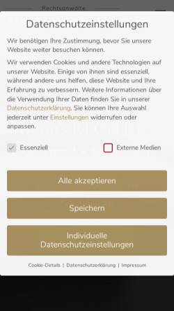 Vorschau der mobilen Webseite conrad-lambert.de, Rechtsanwälte Conrad · Lambert