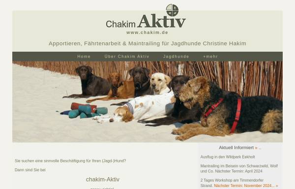 Vorschau von chakim.de, Chakim Aktiv