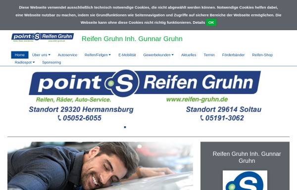 Vorschau von www.reifen-gruhn.de, Reifen Gruhn, Gunnar Gruhn