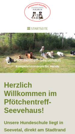 Vorschau der mobilen Webseite www.natur-heil-praxis.de, Hundetraining in Hamburg