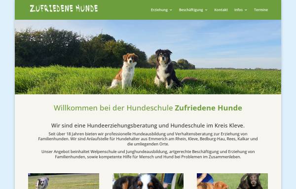 Vorschau von www.zufriedene-hunde.de, Zufriedene Hunde